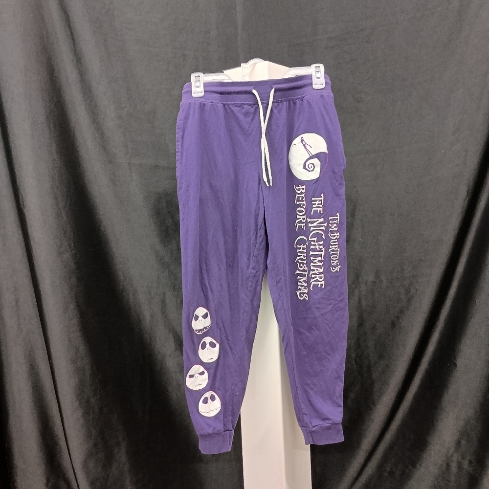 Disney Purple and White Graphic Sweatpants